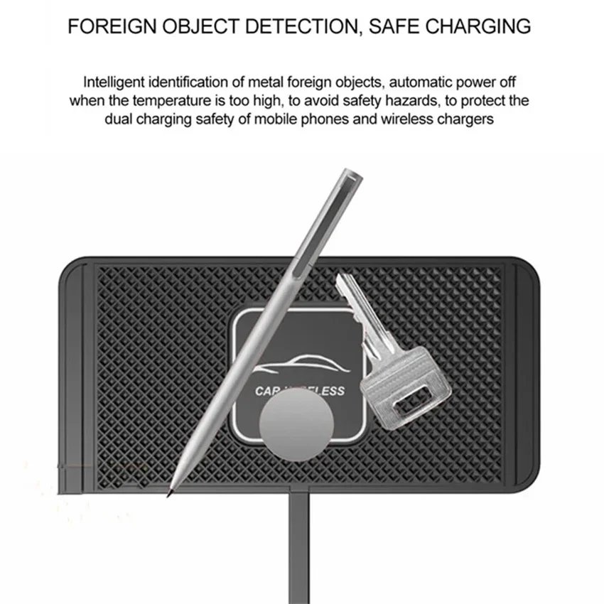 120W Wireless Charger Car Silicone Pad Stand For iPhone 14 13 12 Xiaomi Samsung Huawei Mobile Phone Fast Car Wireless Charging