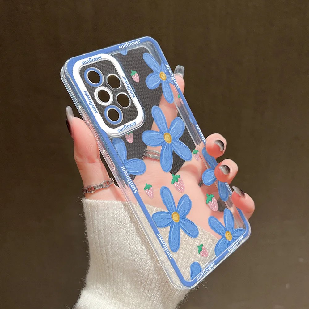 Phone Case For Samsung S24 Ultra Galaxy A54 5G A53 A52 A35 A34 A33 S23 Plus S22 S21 S20 FE A32 A14 A13 A05s Silicon Funda Covers Phone Case For Samsung S24 Ultra Galaxy A54 5G A53 A52 A35 A34 A33 S23 Plus S22 S21 S20 FE A32 A14 A13 A05s Silicon Funda Covers