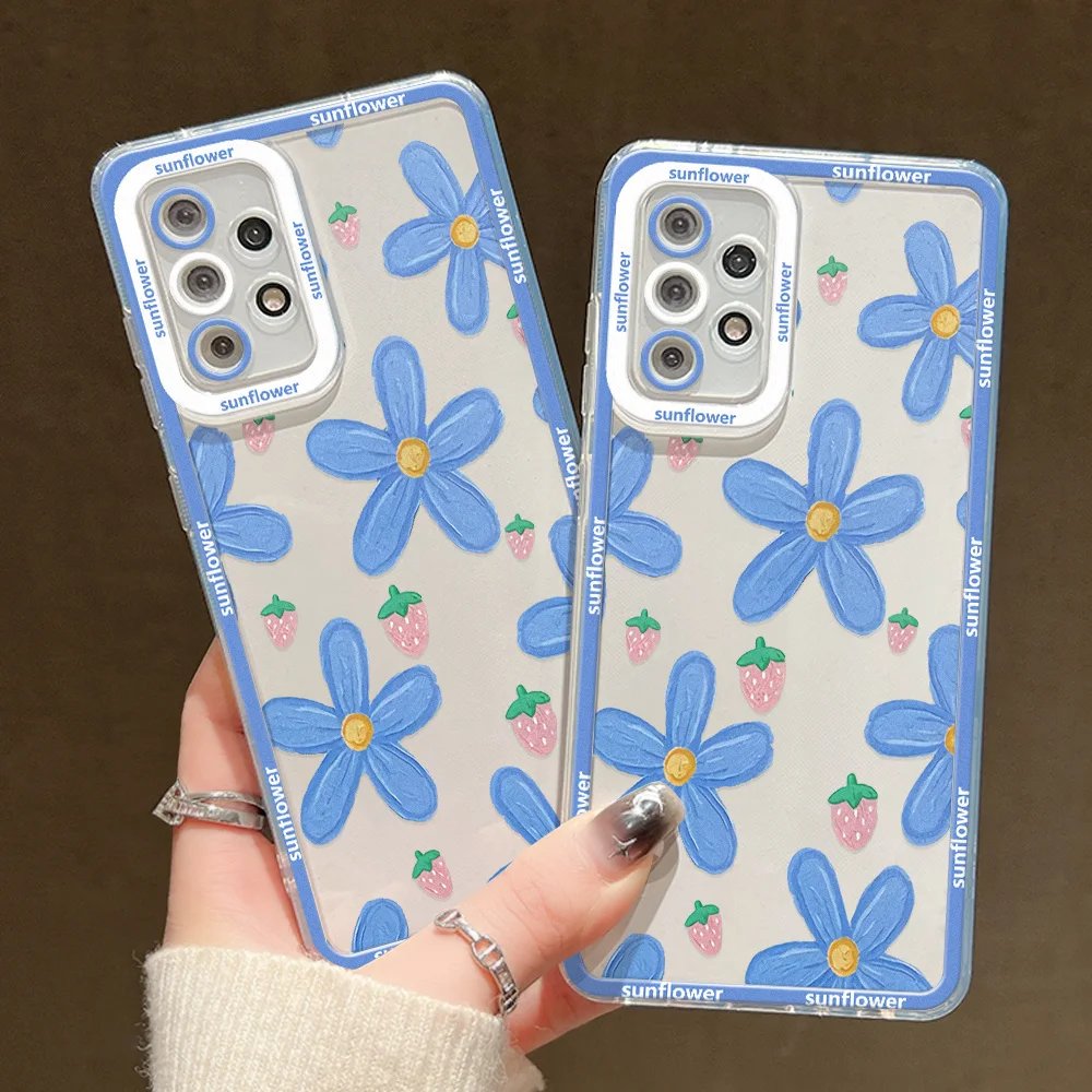 Phone Case For Samsung S24 Ultra Galaxy A54 5G A53 A52 A35 A34 A33 S23 Plus S22 S21 S20 FE A32 A14 A13 A05s Silicon Funda Covers Phone Case For Samsung S24 Ultra Galaxy A54 5G A53 A52 A35 A34 A33 S23 Plus S22 S21 S20 FE A32 A14 A13 A05s Silicon Funda Covers