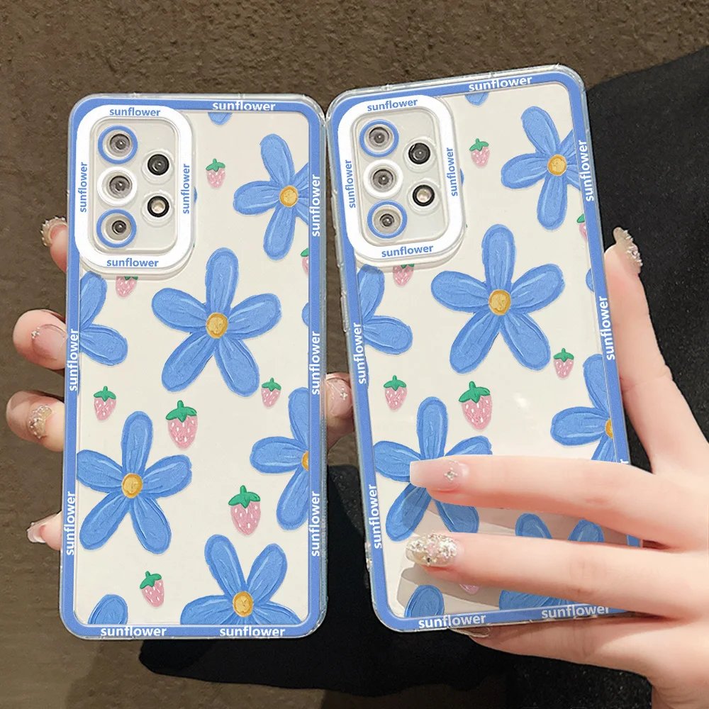 Phone Case For Samsung S24 Ultra Galaxy A54 5G A53 A52 A35 A34 A33 S23 Plus S22 S21 S20 FE A32 A14 A13 A05s Silicon Funda Covers Phone Case For Samsung S24 Ultra Galaxy A54 5G A53 A52 A35 A34 A33 S23 Plus S22 S21 S20 FE A32 A14 A13 A05s Silicon Funda Covers