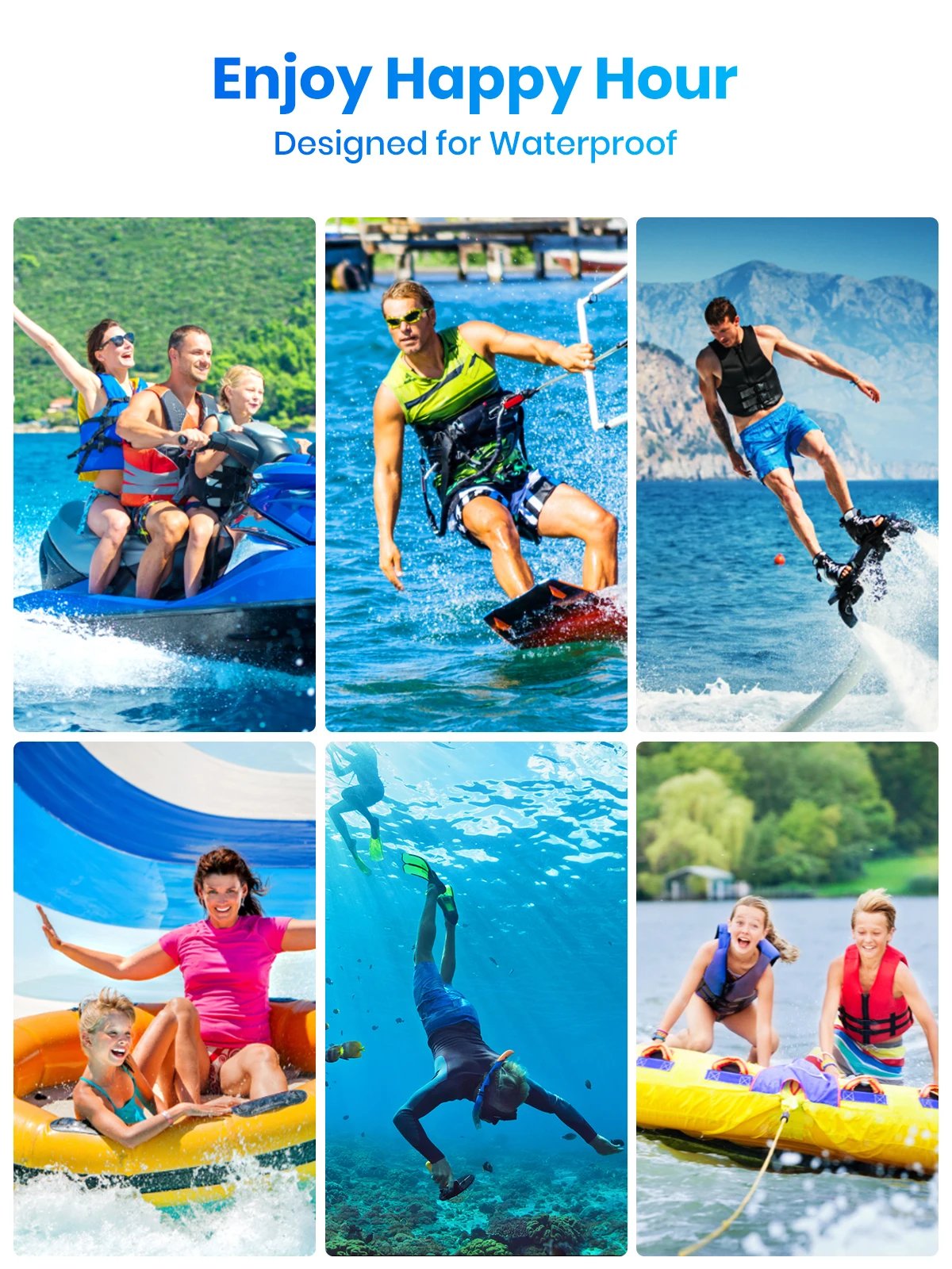 Waterproof Phone Pouch IPX8 Floating Dry Bag Waterproof Phone Case for Vacation Beach compatible with under 7 inches phones Waterproof Phone Pouch IPX8 Floating Dry Bag Waterproof Phone Case for Vacation Beach compatible with under 7 inches phones