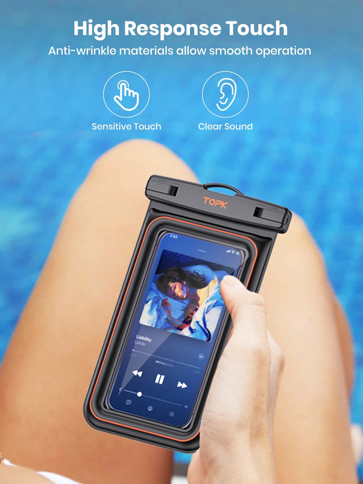 Waterproof Phone Pouch IPX8 Floating Dry Bag Waterproof Phone Case for Vacation Beach compatible with under 7 inches phones Waterproof Phone Pouch IPX8 Floating Dry Bag Waterproof Phone Case for Vacation Beach compatible with under 7 inches phones