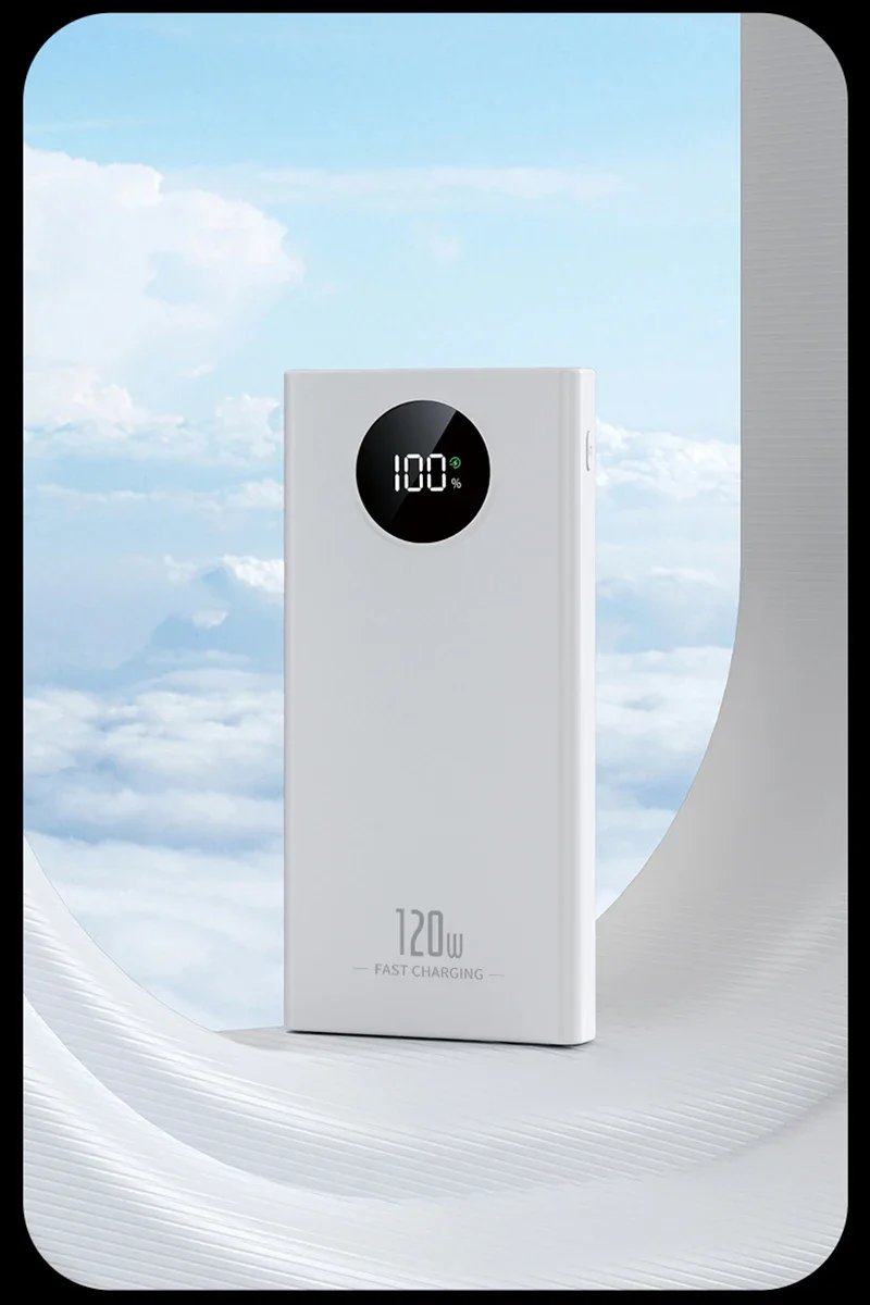 120W Power BankSuper Fast Charging 50000mah Ultralarge Capacity For Mobile Power External Battery For Iphone Xiaomi Samsung