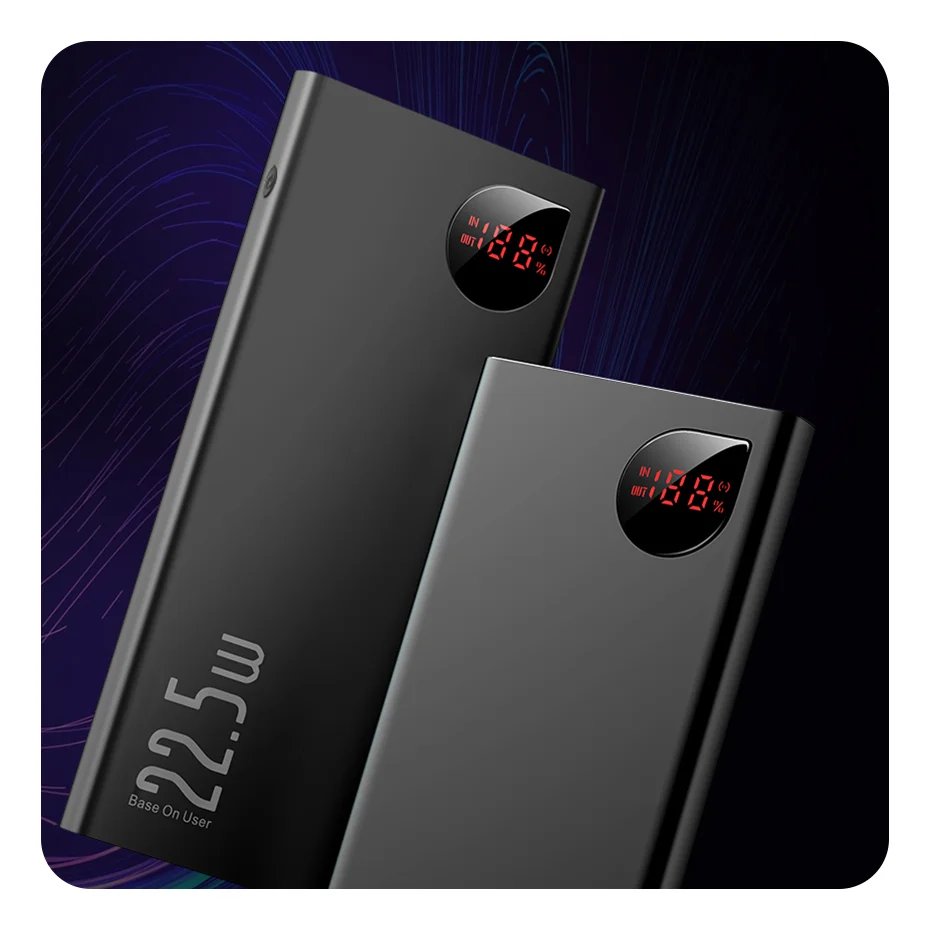 Power Bank 10000mAh with 22.5W PD Fast Charging Powerbank Portable Battery Charger For iPhone 15 14 13 12 Pro Max Xiaomi