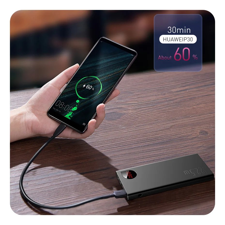 Power Bank 10000mAh with 22.5W PD Fast Charging Powerbank Portable Battery Charger For iPhone 15 14 13 12 Pro Max Xiaomi