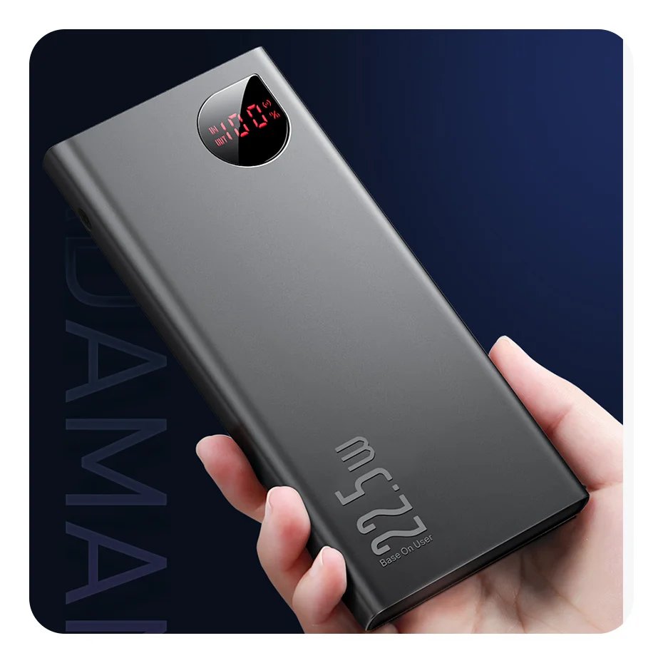 Power Bank 10000mAh with 22.5W PD Fast Charging Powerbank Portable Battery Charger For iPhone 15 14 13 12 Pro Max Xiaomi