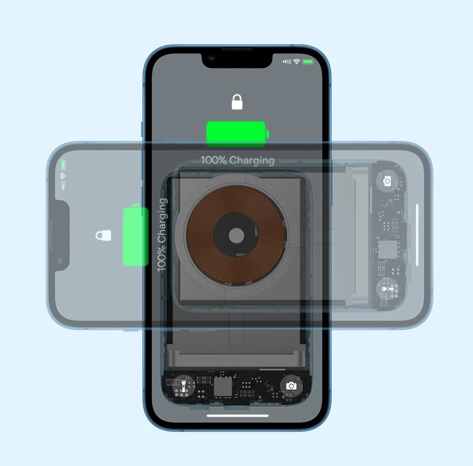 Power Bank 10000mAh Mini Magnetic Wireless Fast Charge Auto-wake For iPhone 15 14 13  Pro Max Magnetic Powerbank