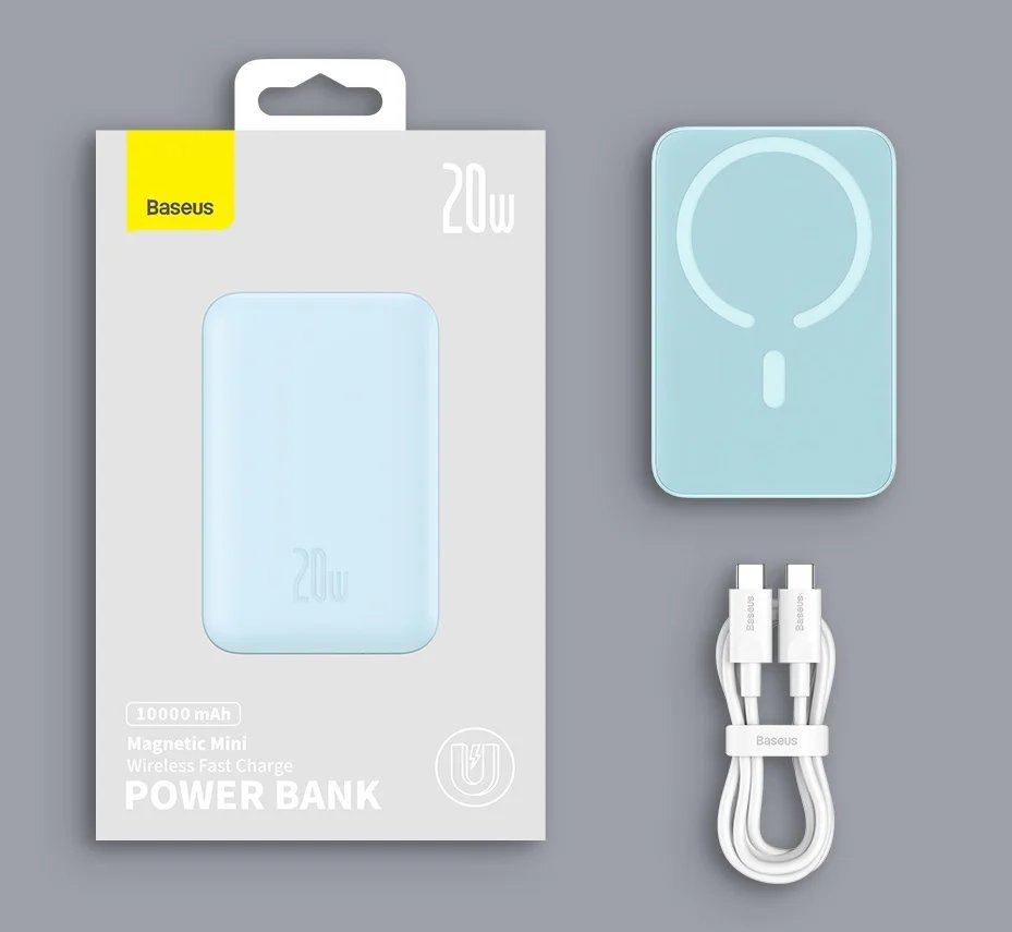 Power Bank 10000mAh Mini Magnetic Wireless Fast Charge Auto-wake For iPhone 15 14 13  Pro Max Magnetic Powerbank