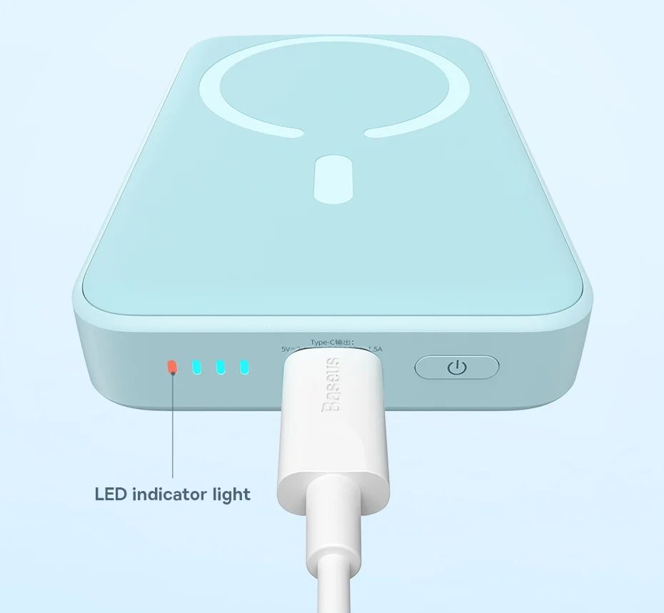 Power Bank 10000mAh Mini Magnetic Wireless Fast Charge Auto-wake For iPhone 15 14 13  Pro Max Magnetic Powerbank