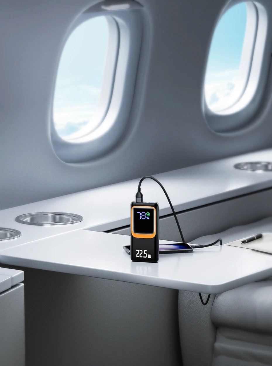 Power Bank 20000mAh External Large Battery Capacity PD 22.5W Fast Charging Portable Charger Powerbank For iPhone Xiaomi