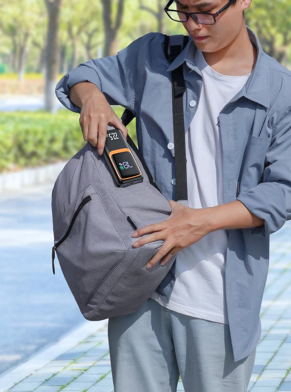 Power Bank 20000mAh External Large Battery Capacity PD 22.5W Fast Charging Portable Charger Powerbank For iPhone Xiaomi