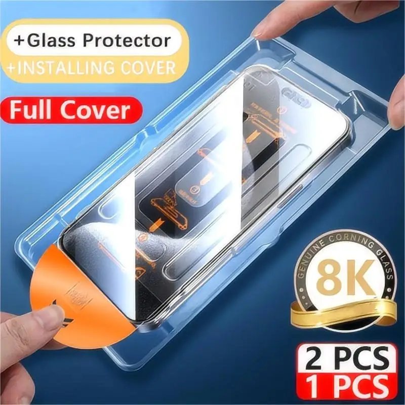 1-2PCS 8K Dust Free Glass For iPhone 15 13 12 14 Pro Max HD Oleophobic Coating Screen Protector for iPhone 15 14 Plus 12 13 Mini 1-2PCS 8K Dust Free Glass For iPhone 15 13 12 14 Pro Max HD Oleophobic Coating Screen Protector for iPhone 15 14 Plus 12 13 Mini