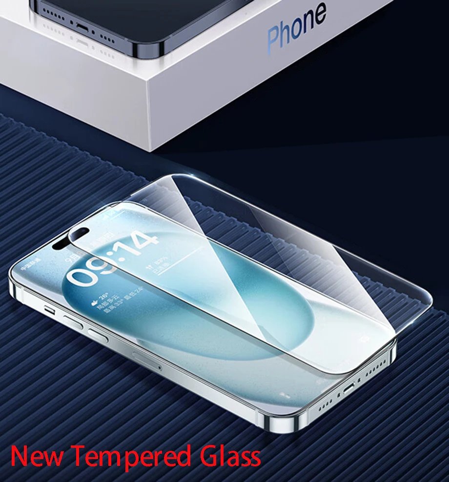 4Pcs Tempered Glass For iPhone 15 14 13 12 11 Pro Max Screen Protector For iPhone 6 7 8 Plus X XS Max XR Protective Glass Film 4Pcs Tempered Glass For iPhone 15 14 13 12 11 Pro Max Screen Protector For iPhone 6 7 8 Plus X XS Max XR Protective Glass Film