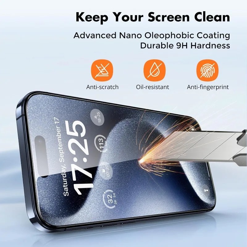 5pcs Tempered Glass For iPhone 15 Pro Max Screen Protector For iphone 14 13 12 11 7 8 Plus X XR XS Max Mini Protective Glass 5pcs Tempered Glass For iPhone 15 Pro Max Screen Protector For iphone 14 13 12 11 7 8 Plus X XR XS Max Mini Protective Glass