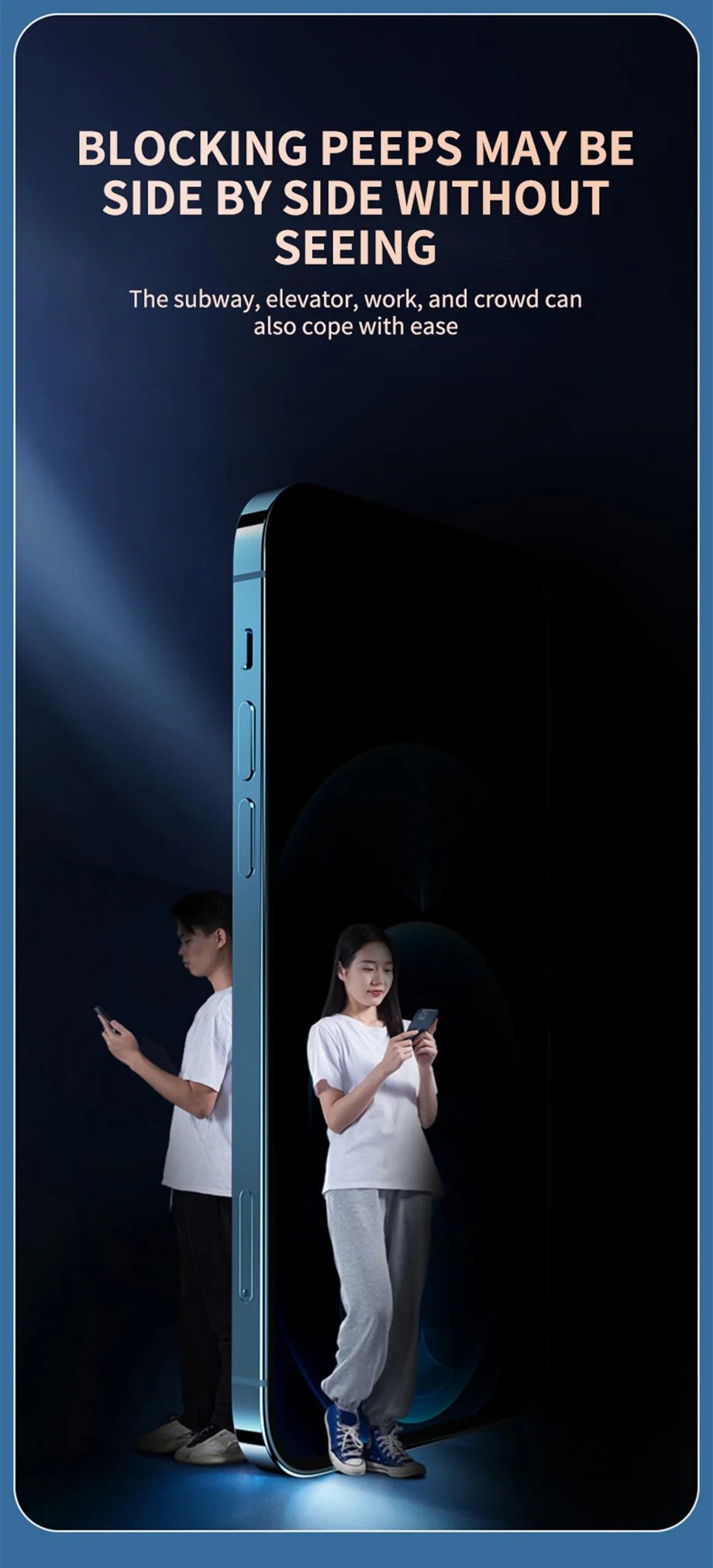 1-4Pcs Privacy Screen Protector for iPhone 14 13 11 12 Pro Max Mini 7 8 Plus Anti-spy Protective Glass for iPhone 15 X XR XS MAX