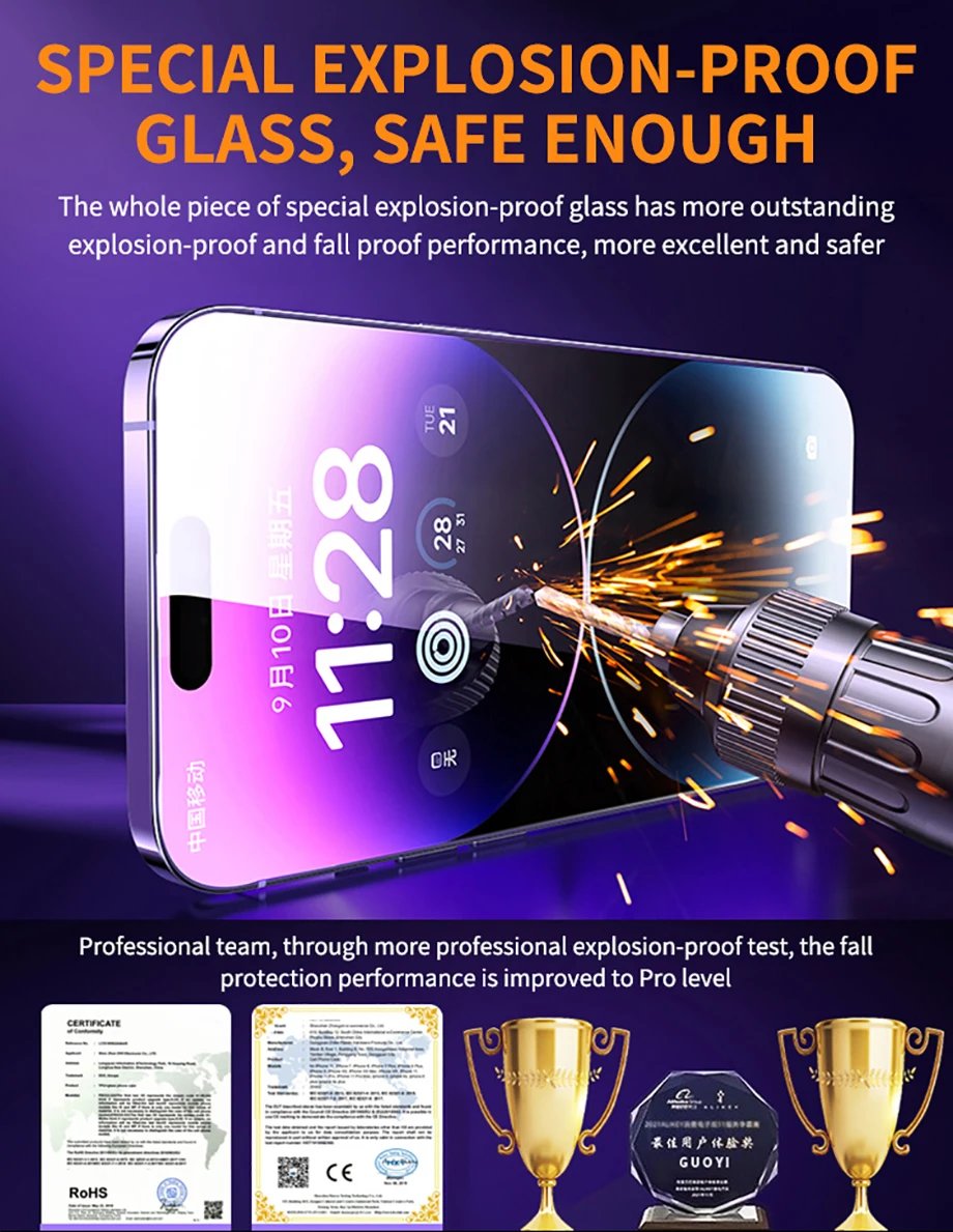 New 8K Oleophobic Coating Dust free Installation Screen Protector For iPhone 13 11 12 14 Pro Max Mini XS MAX X 15 Anti Spy Glass New 8K Oleophobic Coating Dust free Installation Screen Protector For iPhone 13 11 12 14 Pro Max Mini XS MAX X 15 Anti Spy Glass