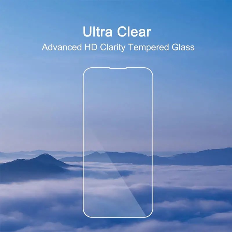 Tempered Glass for iPhone 14 Pro 15 13 12 11 pro max screen protector for iphone 15 pro mica for iphone 13 14 pro glass film