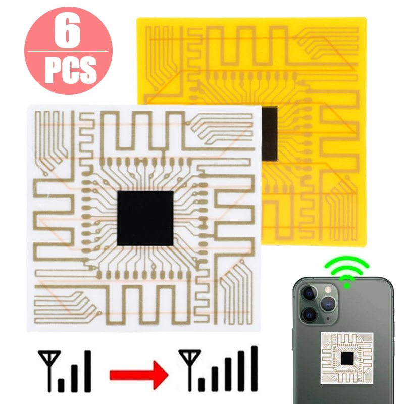 Transparent Signal Booster Stickers Mobile Phone Antenna Stickers For iPhone Samsung 5G 4G Universal Signal Amplifier