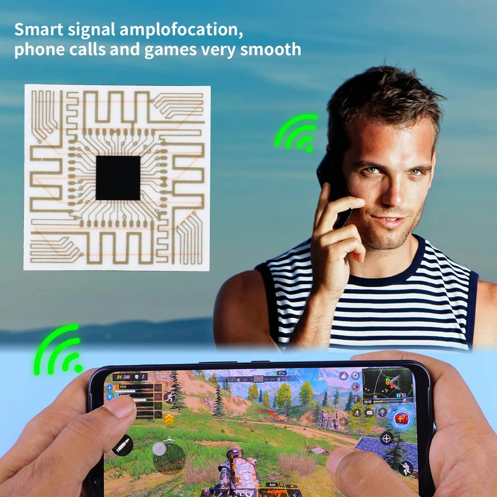 Transparent Signal Booster Stickers Mobile Phone Antenna Stickers For iPhone Samsung 5G 4G Universal Signal Amplifier