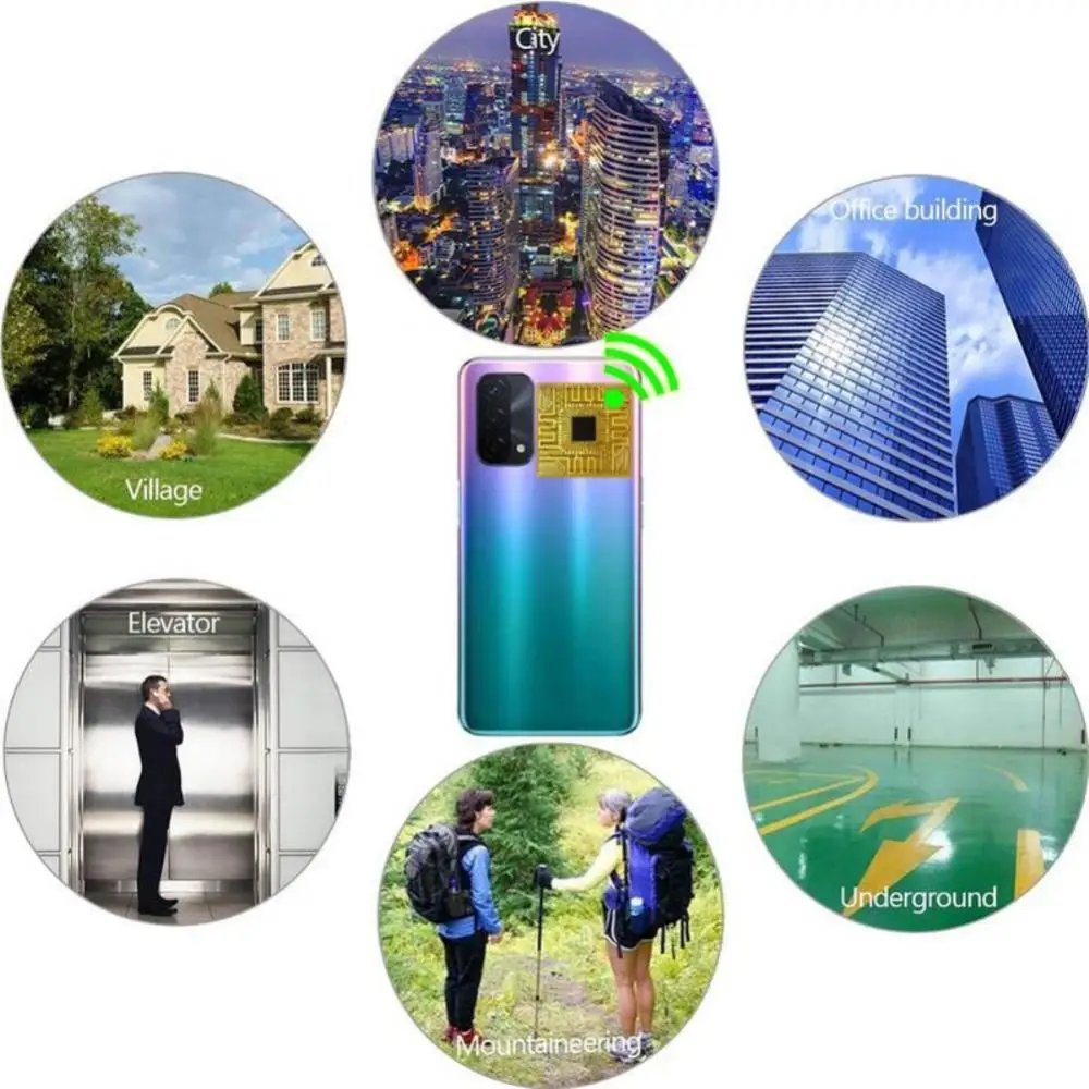 Mobile Phone Signal Booster Sticker Portable Antenna Sticker Phone Signal Amplifier Mobile Phone 4G Amplifier For Cell Phone