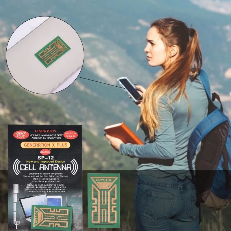 Mobile Phone Signal Booster Sticker Mobile Antenna Amplifier SP-11Pro Signal Booster Sticker Outdoor Cell Phone Accessories New