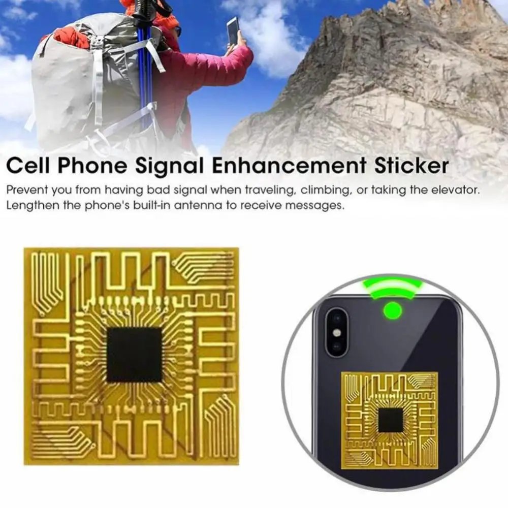 SP4/3 Antenna Signal Amplifier Mobile Phone Portable Signal Enhancement Stickers Booster For IPhone Samsung Mi Universal 2023