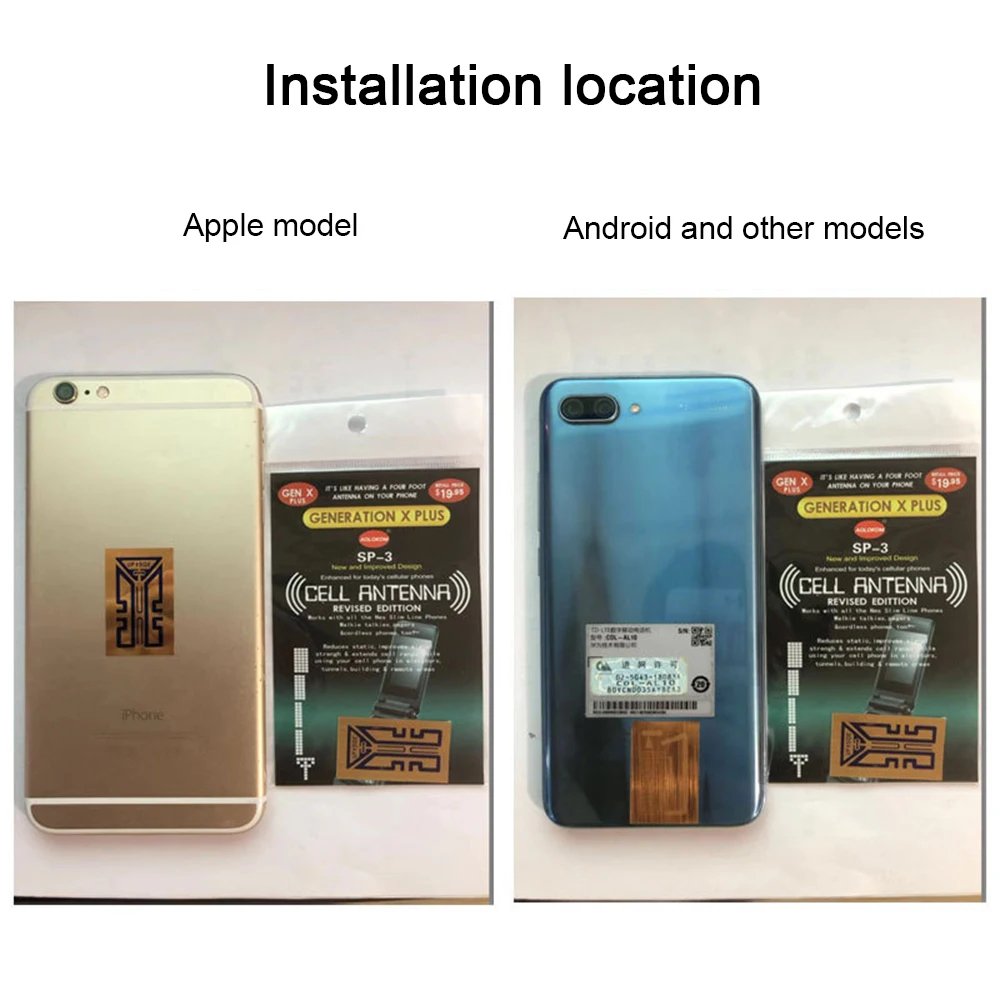 SP4/3 Antenna Signal Amplifier Mobile Phone Portable Signal Enhancement Stickers Booster For IPhone Samsung Mi Universal 2023