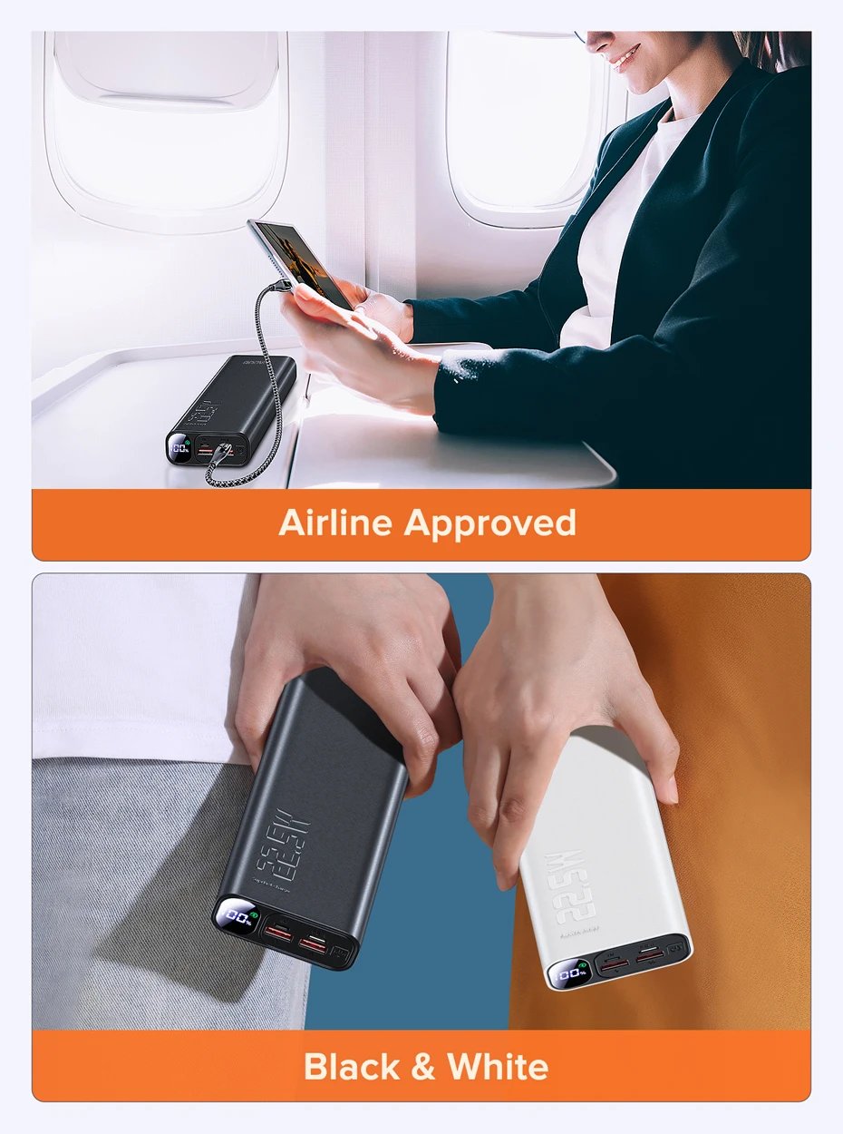 Power Bank 20000mAh Portable PD 20W Fast Charging Poverbank Mobile Phone External Battery Powerbank For iPhone 13 Xiaomi