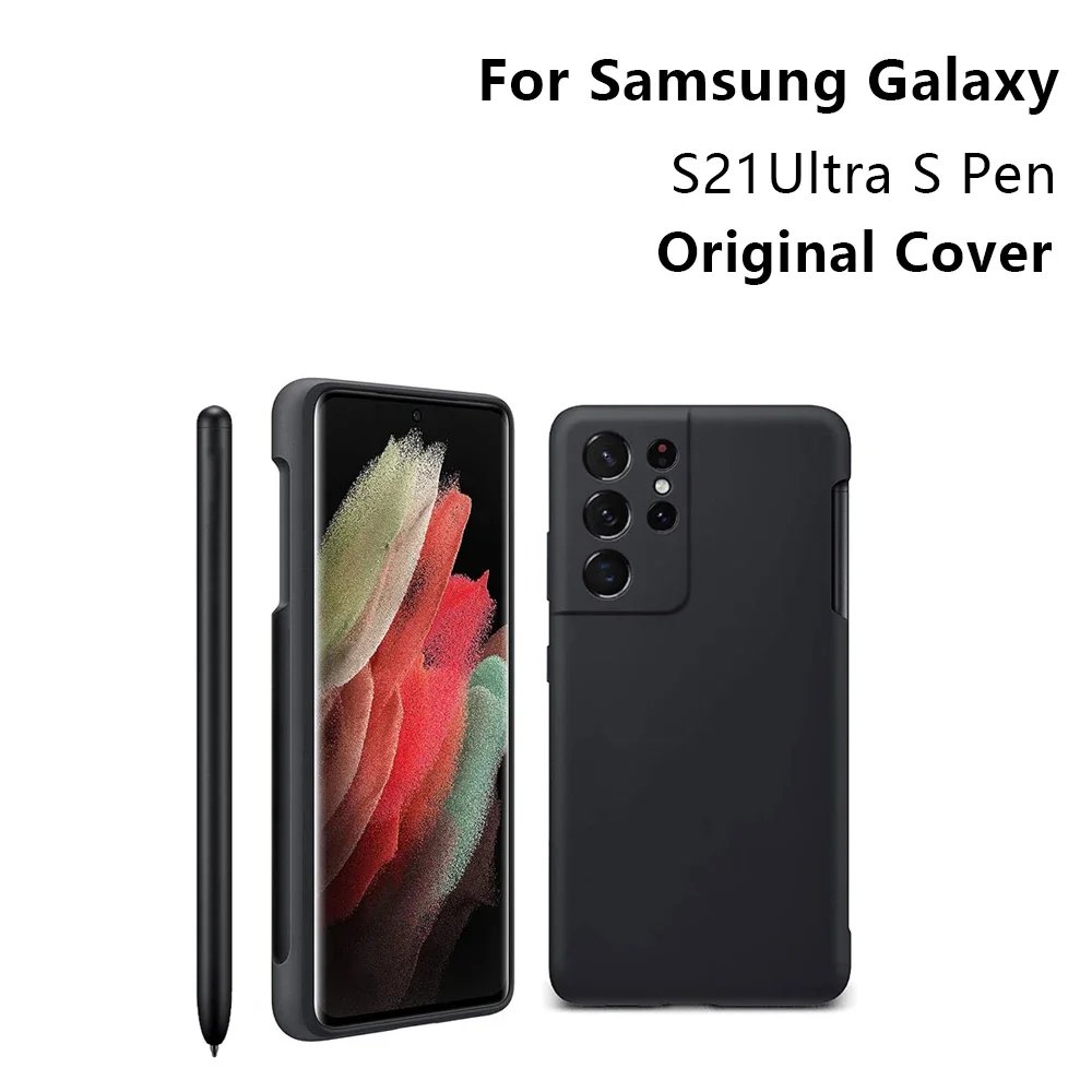 New For Samsung Galaxy S21 Ultra Stylus Mobile Phone S Pen With Case Original Silicone Cover Built-in Stylet Pen Slot New For Samsung Galaxy S21 Ultra Stylus Mobile Phone S Pen With Case Original Silicone Cover Built-in Stylet Pen Slot
