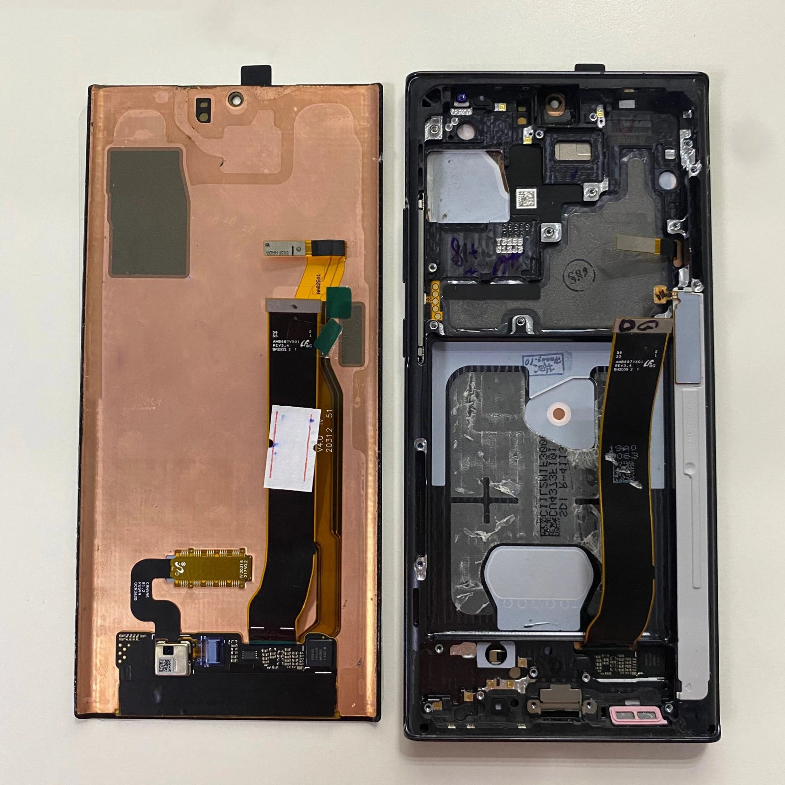 Band spot line For Samsung Note 20 Ultra 5G N986F N986B LCD Display Touch Screen Display Mobile Phone Defective Screen Band spot line For Samsung Note 20 Ultra 5G N986F N986B LCD Display Touch Screen Display Mobile Phone Defective Screen