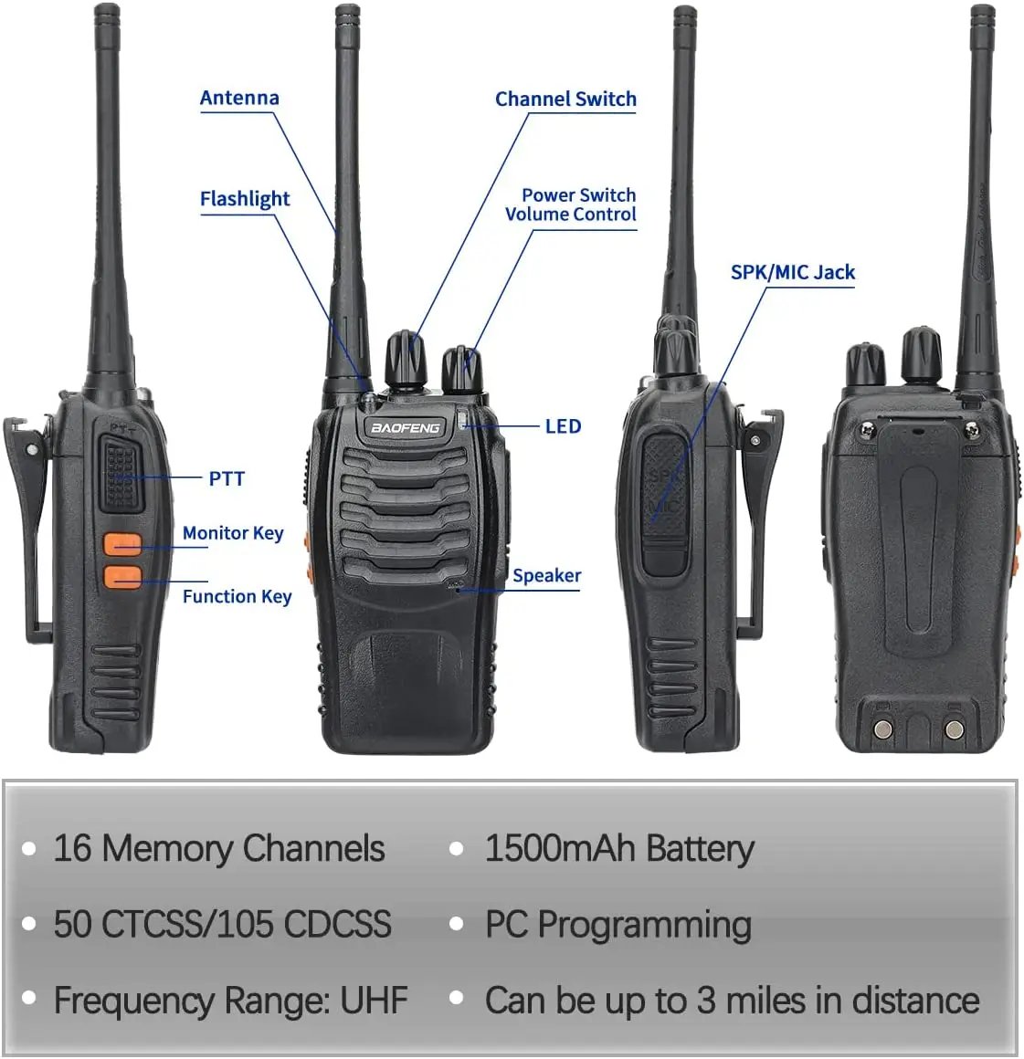1/2 PCS BF 888S Walkie Talkie UHF 400 470MHz 888s Long Range Two Way Ham Radios Transceiver for Hunting Hotel 1/2 PCS BF 888S Walkie Talkie UHF 400 470MHz 888s Long Range Two Way Ham Radios Transceiver for Hunting Hotel