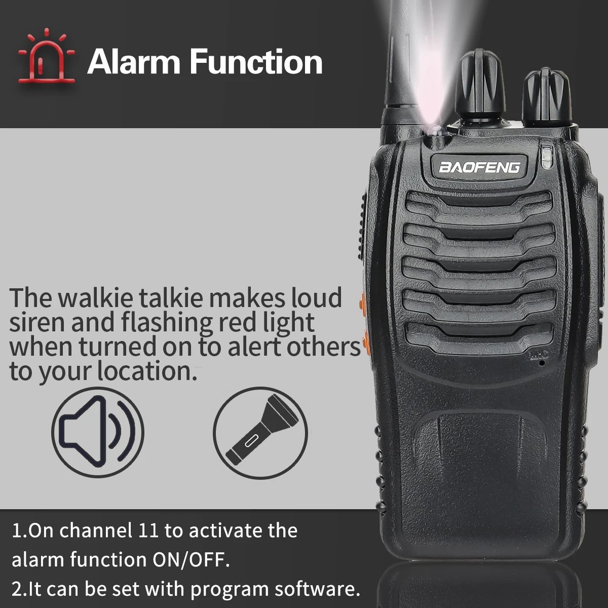 1/2 PCS BF 888S Walkie Talkie UHF 400 470MHz 888s Long Range Two Way Ham Radios Transceiver for Hunting Hotel