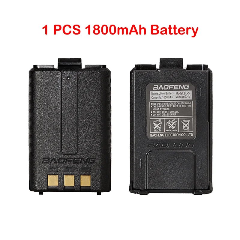 attery BL-5 Li-ion 1800mAh Battery 3800mAh Battery For UV5R UV 5R Walkie Talkie Two Way Radio Accessory