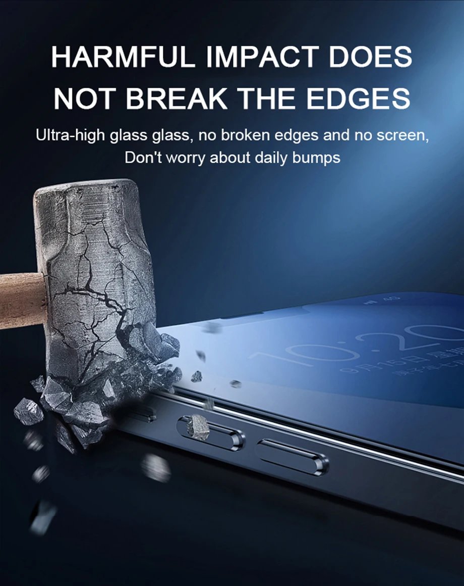 4PCS Tempered Glass For IPhone 15 14 13 12 11 Pro X XR XS MAX 6 7 8 Plus Screen Protectors On For iPhone 13 12 Mini 14 Pro Glass