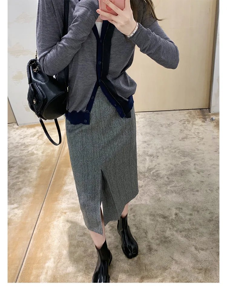 Retro Split Toe Ankle Boots Woman Shiny&Matte Leather Shoes Tabi Ninja Chelsea Botas Mujer Low Heels Trotters Booties Winter