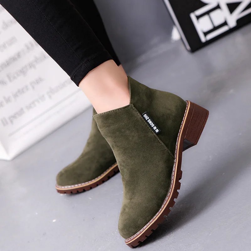 Shoes Women Fashion Thick Sole Ankle Boots Comfortable Plus Size Snow Boots for Women Female Platform Boots Botas De Mujer 2023