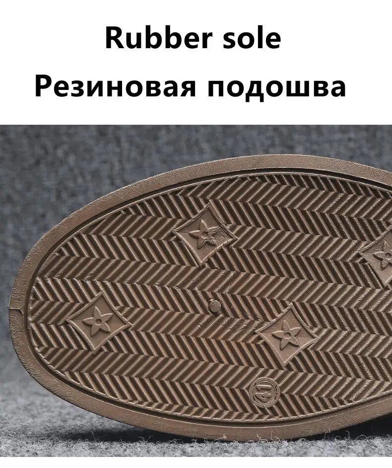 Men Boots Winter Cotton Shoes High-top Fashion Casual Shoes Trend Ankle Boots Rubber Flat Korean Version Tooling Shoes Student