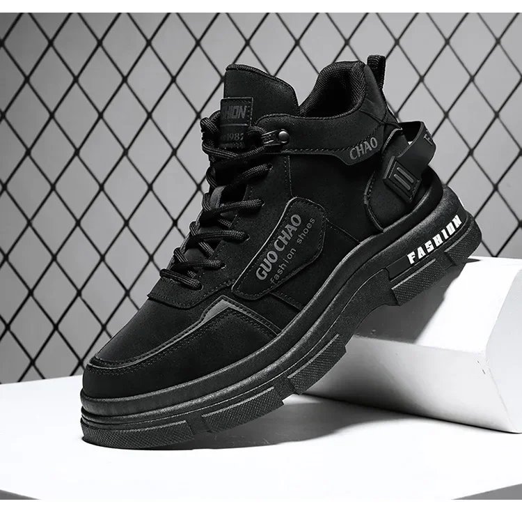 Mens Boots High Top Shoes Casual Winter Platform Designer Luxury Ankle Sport Chelsea Tactical Cowboy Work Safety Sneakers 안전화