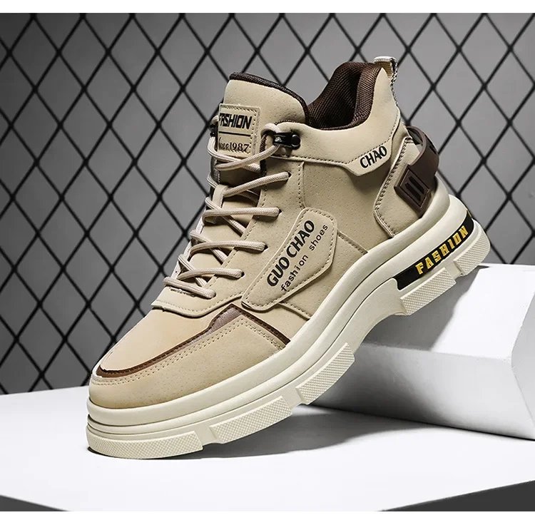 Mens Boots High Top Shoes Casual Winter Platform Designer Luxury Ankle Sport Chelsea Tactical Cowboy Work Safety Sneakers 안전화