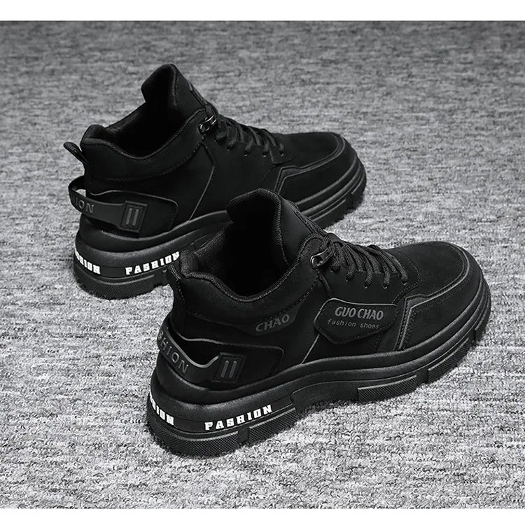 Mens Boots High Top Shoes Casual Winter Platform Designer Luxury Ankle Sport Chelsea Tactical Cowboy Work Safety Sneakers 안전화