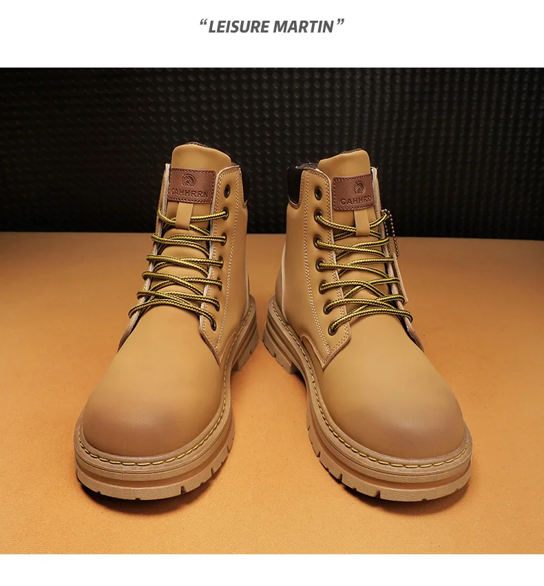 2024 mens high top boots mens leather shoes fashion motorcycle ankle boots mens winter boots comfortable platform desert boots 2024 mens high top boots mens leather shoes fashion motorcycle ankle boots mens winter boots comfortable platform desert boots