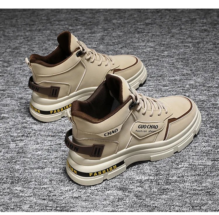 Mens Boots High Top Shoes Casual Winter Platform Designer Luxury Ankle Sport Chelsea Tactical Cowboy Work Safety Sneakers 안전화