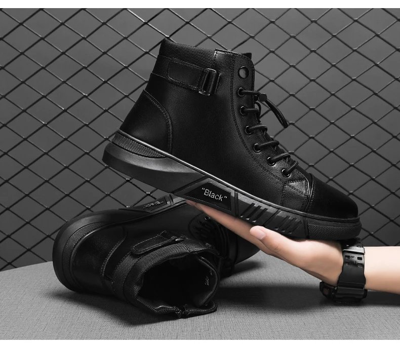 Boots Men Shoes Casual Shoes Classics Ankle Boots High Slip on  Office  Ventilate  Versatile Motorcycle