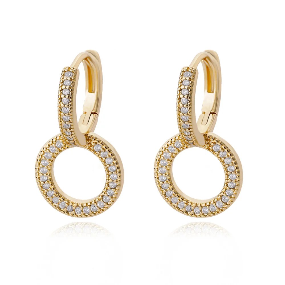 Zircon Round Hoop Earrings for Women Stainless Steel Round Circle Heart Evil Blue Earring Female Fashion Party Jewelry Gift BFF Zircon Round Hoop Earrings for Women Stainless Steel Round Circle Heart Evil Blue Earring Female Fashion Party Jewelry Gift BFF