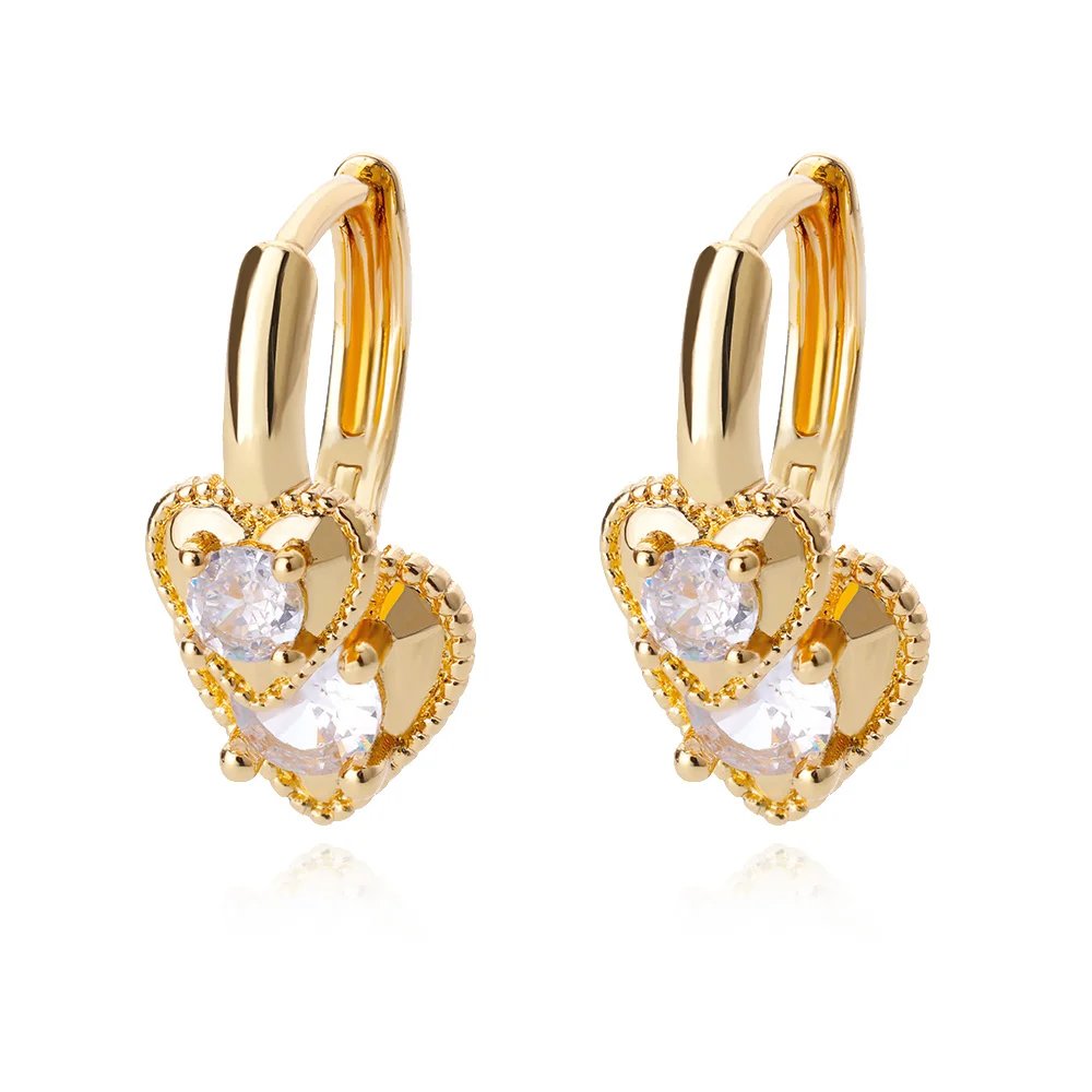 Zircon Round Hoop Earrings for Women Stainless Steel Round Circle Heart Evil Blue Earring Female Fashion Party Jewelry Gift BFF Zircon Round Hoop Earrings for Women Stainless Steel Round Circle Heart Evil Blue Earring Female Fashion Party Jewelry Gift BFF