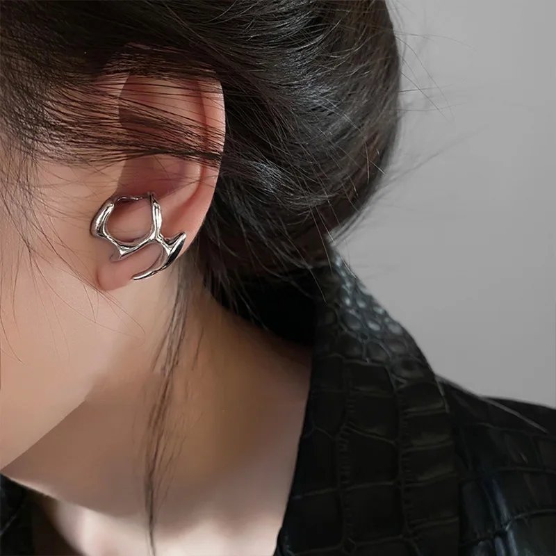 Irregular Liquid Metal Hollow Earrings Style Hip-Hop Punk Fashion Personality Long Earrings Ms Girl Travel Accessories Irregular Liquid Metal Hollow Earrings Style Hip-Hop Punk Fashion Personality Long Earrings Ms Girl Travel Accessories