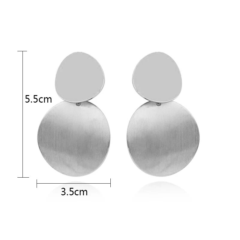 Gold Color Metal Drop Earrings Irregular Hollow Heart Pendants Earrings Twisted Geometric Personality Earrings for Women Gold Color Metal Drop Earrings Irregular Hollow Heart Pendants Earrings Twisted Geometric Personality Earrings for Women
