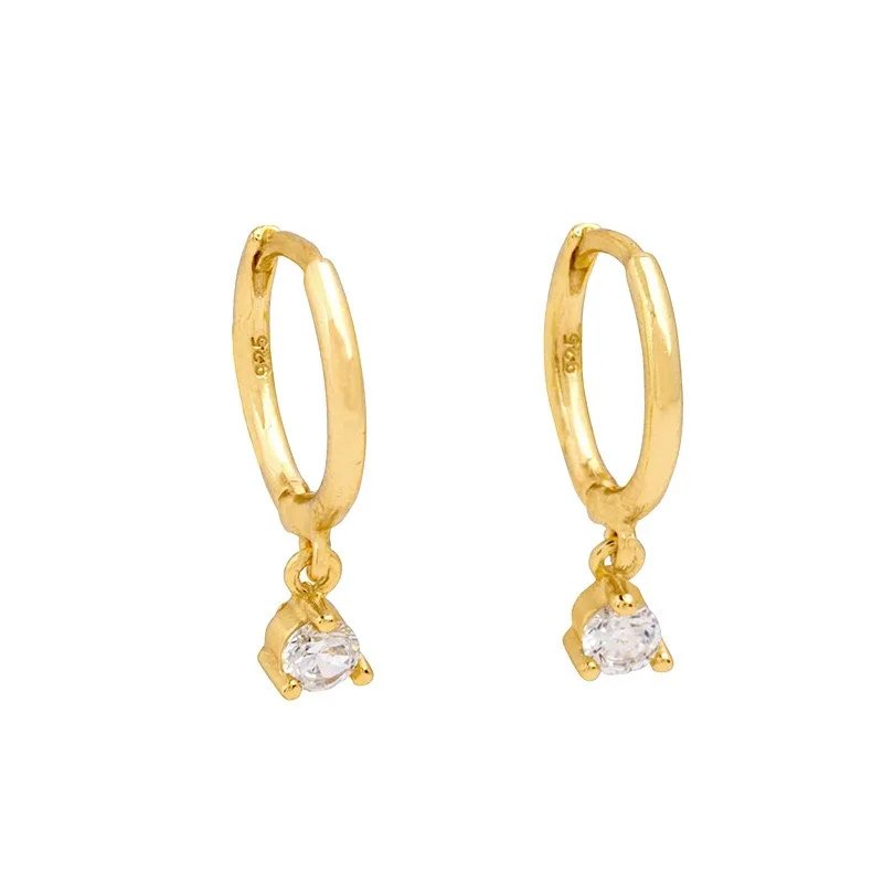 2PC Stainless Steel Little Huggies Hoop Earrings For Women Tiny Crystal Zirconia Pendant Cartilage Earrings Piercing Jewelry 2PC Stainless Steel Little Huggies Hoop Earrings For Women Tiny Crystal Zirconia Pendant Cartilage Earrings Piercing Jewelry