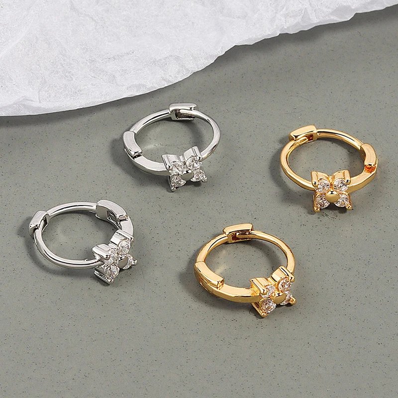 2PC Stainless Steel Little Huggies Hoop Earrings For Women Tiny Crystal Zirconia Pendant Cartilage Earrings Piercing Jewelry 2PC Stainless Steel Little Huggies Hoop Earrings For Women Tiny Crystal Zirconia Pendant Cartilage Earrings Piercing Jewelry