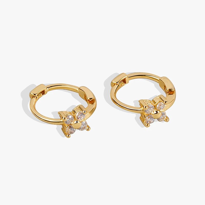 2PC Stainless Steel Little Huggies Hoop Earrings For Women Tiny Crystal Zirconia Pendant Cartilage Earrings Piercing Jewelry 2PC Stainless Steel Little Huggies Hoop Earrings For Women Tiny Crystal Zirconia Pendant Cartilage Earrings Piercing Jewelry